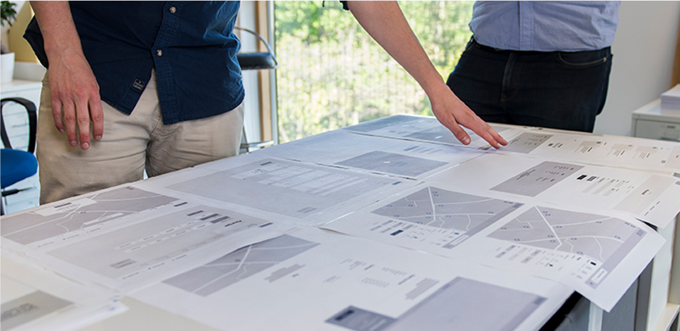 3xplor Paper Wireframes