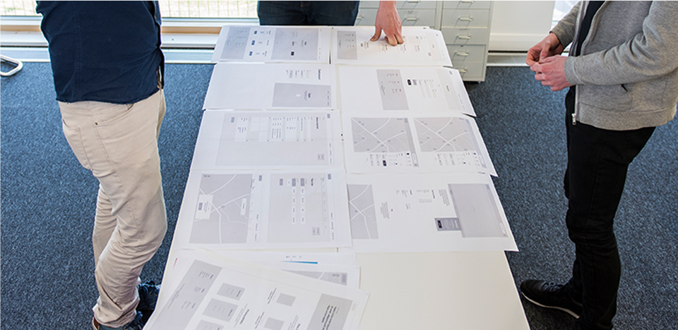 3xplor Paper Wireframes