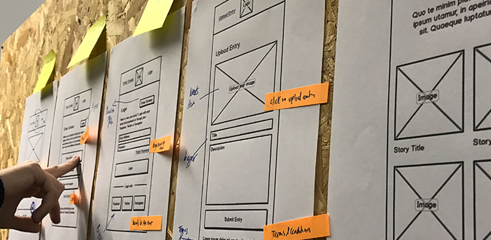 Vita Student Wireframes & UX Process