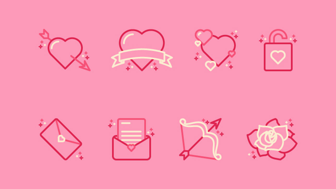 Valentines Icon Pack cover photo