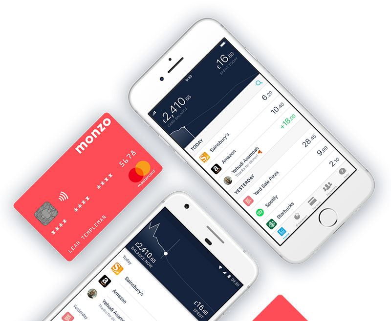 Monzo App Mobile UX